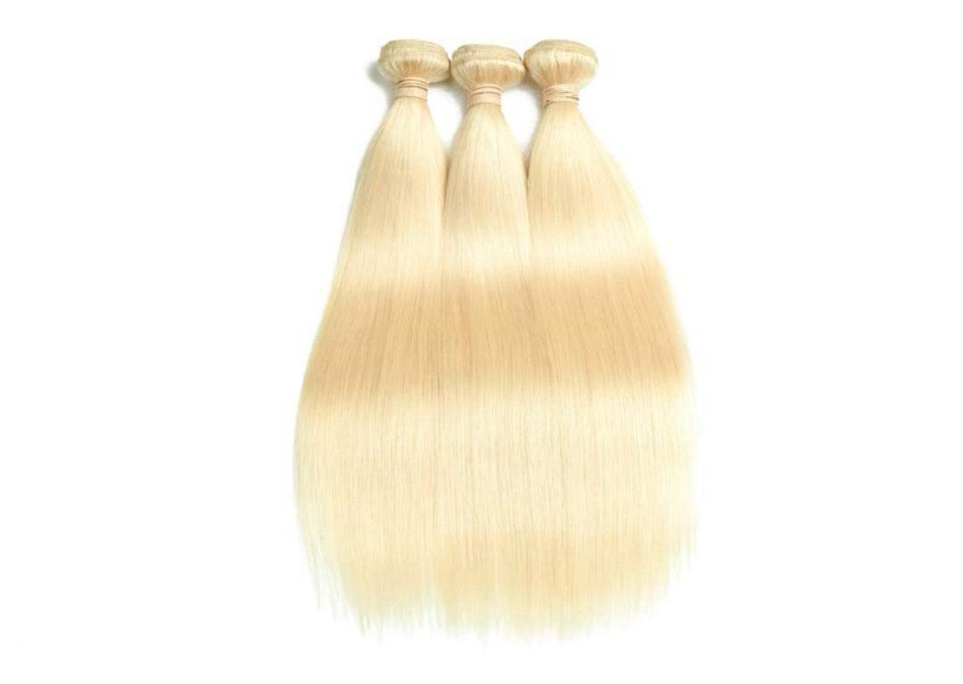 Platinum Blonde Straight Bundles