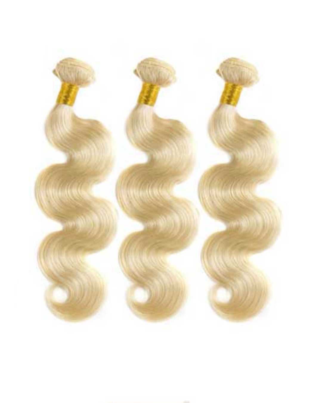 Platinum Blonde Body Wavy Bundles