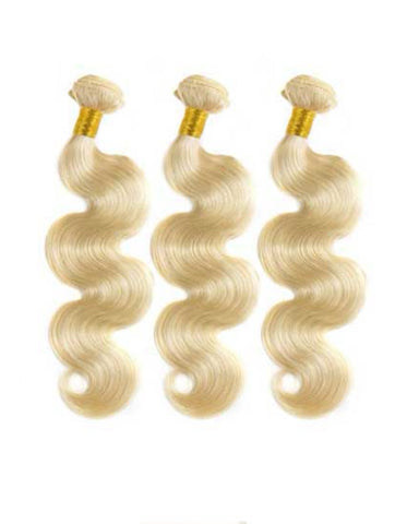 Platinum Blonde Body Wavy Bundles