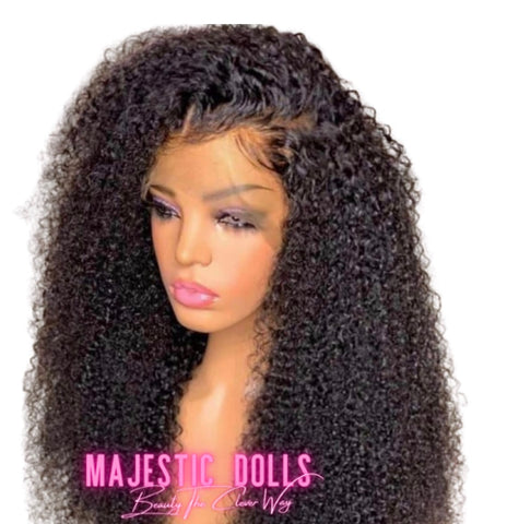 Filipino Kinky Curly Frontal  Wig