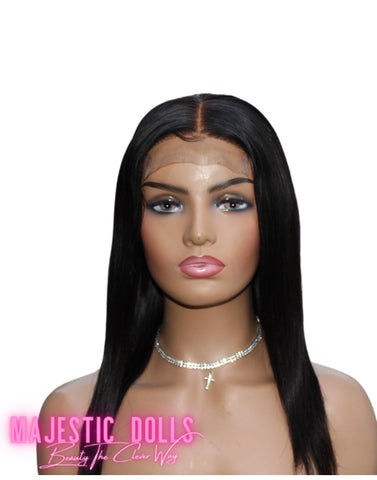 Peruvian Straight Frontal Wig